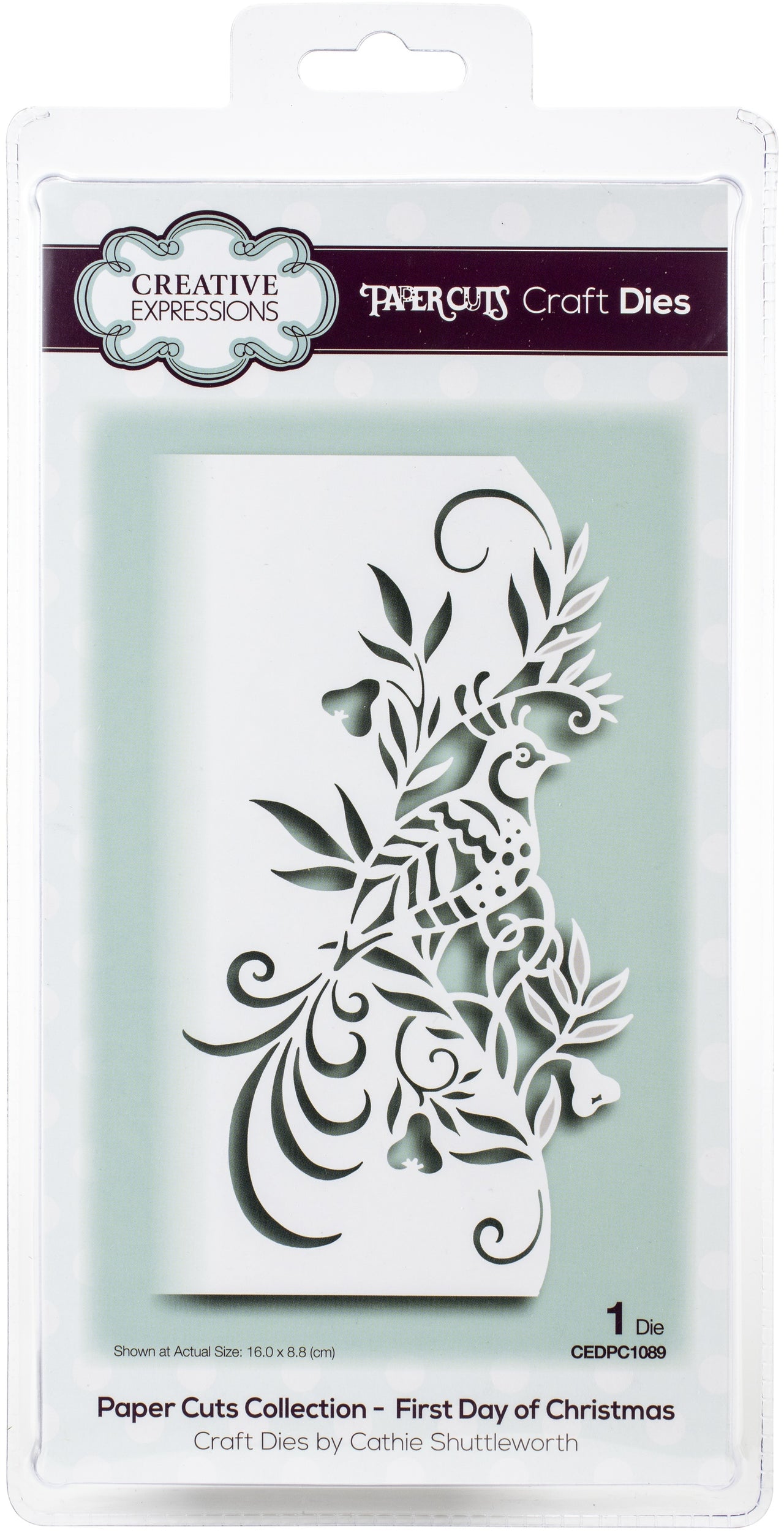 Creative Expressions Paper Cuts Craft Dies - First Day Of Christmas