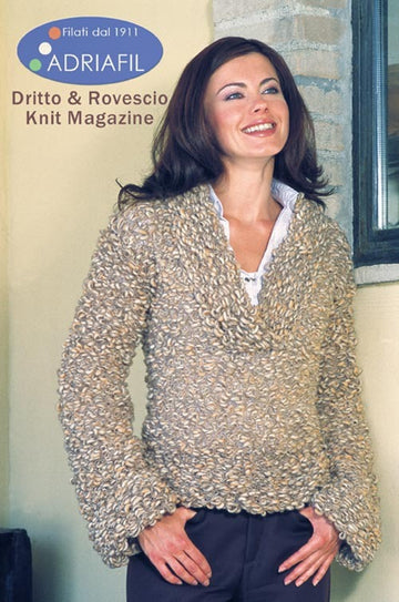 Shelly Pullover in Adriafil Dot - Downloadable PDF