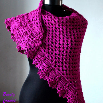 Raspberry Shawl