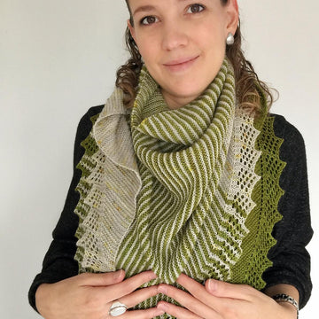 Promise of Spring shawl