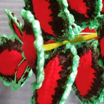 Crochet Coleus plant