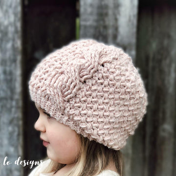 Textured Twist Cabled Beanie & Slouch