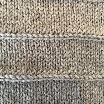 Linear sweater