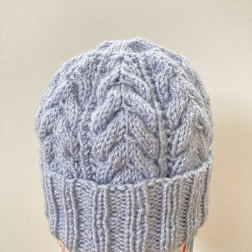 Pretty Cables Beanie Hat Aran