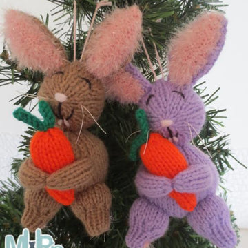 Hoppy Holiday Bunny Ornament