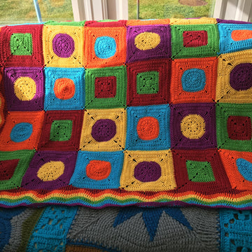 Rico Cotton Bright Baby Blanket