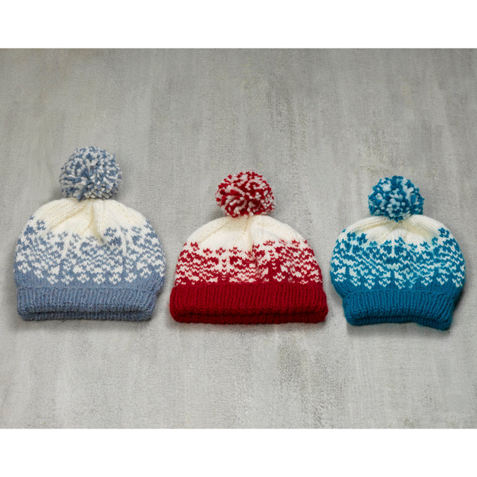 1063 Albedo - Hat Knitting Pattern for Kids and Adults in Valley Yarns Berkshire