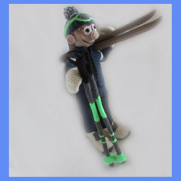 Skier Karl/ Skifahrer Karl