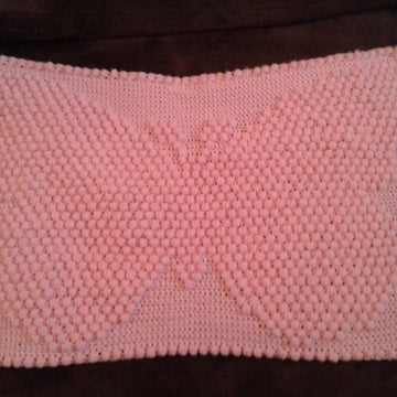 Small Butterfly Baby Blanket
