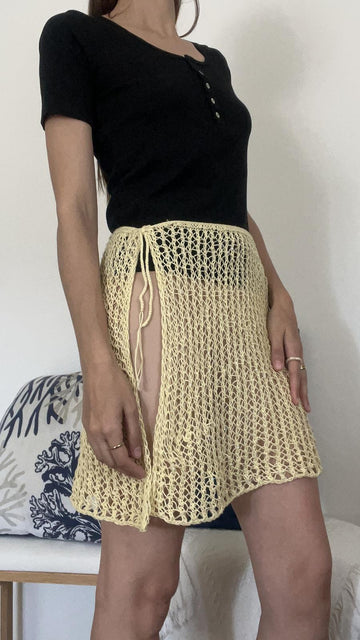 Lemon fizzy skirt