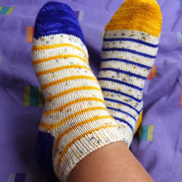 Toe Up Simple Socks No 4