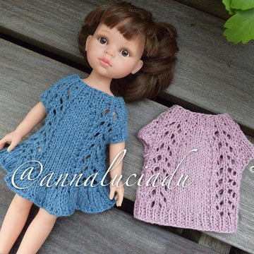 Knitting doll dress