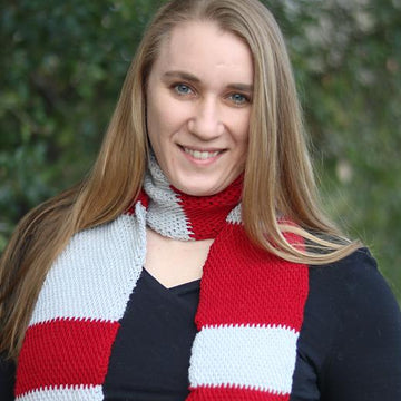 Tunisian Block Scarf