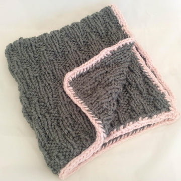 Chunky Chic Chevron Blanket