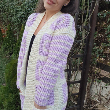 Crochet jacket for spring