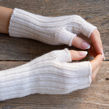 Knit half finger gloves Machine Knitting Pattern