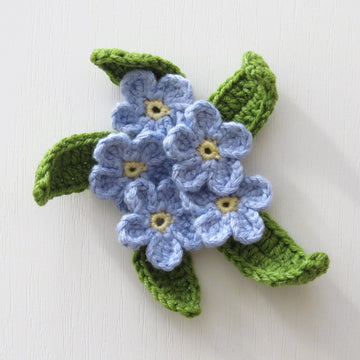 Forget-Me-Not Flower Applique