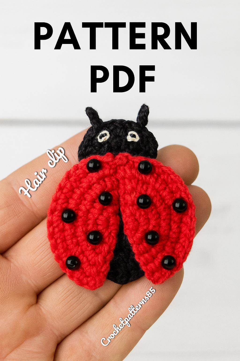 Ladybug Hair Clip English-US