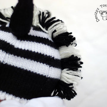 New Born Baby Zebra Hat