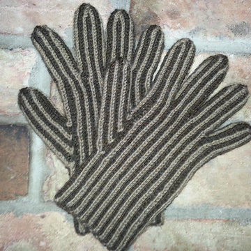 Men's Striped Gloves