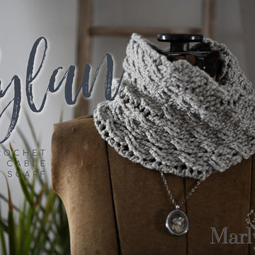 Rylan Crochet Cable Cowl & Scarf