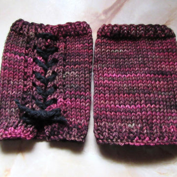 Gothic Romance Lace Up Wrist Cuffs