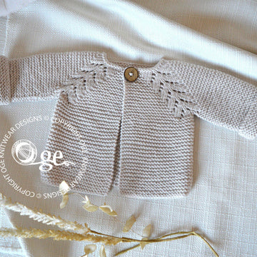 Norwegian Fir Top Down Cardigan - P109
