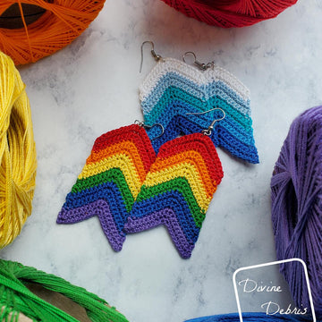 Rainbow Arrow Earrings