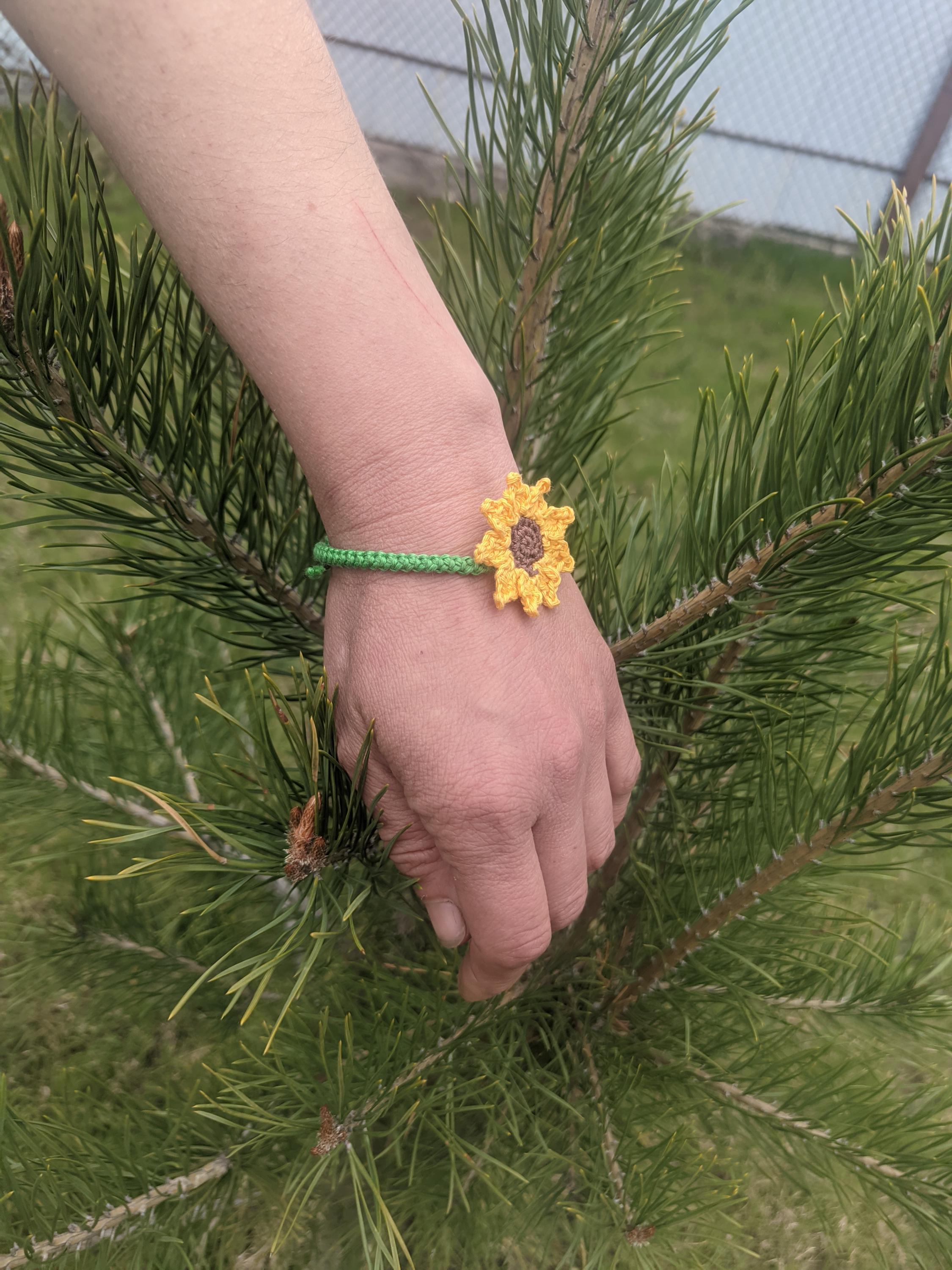 Bracelet sunflower English-US