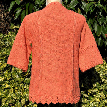Summer Top with Crochet Flowers