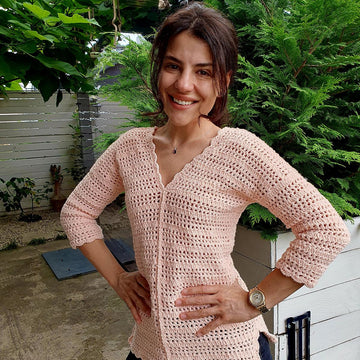 Crochet blouse for all seasons