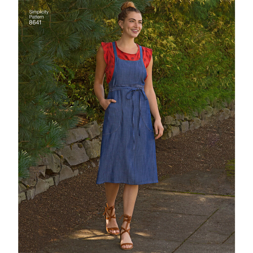 Simplicity 8641 Women's Jumper Dress - Sewing Pattern