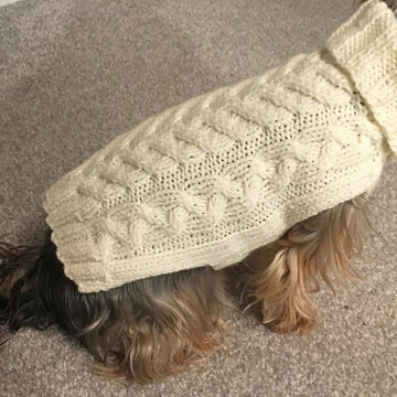 Aran Dog Sweater