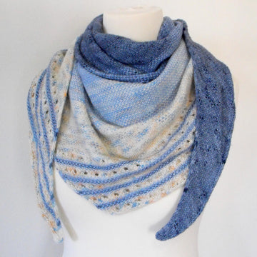 Linen blend shawl