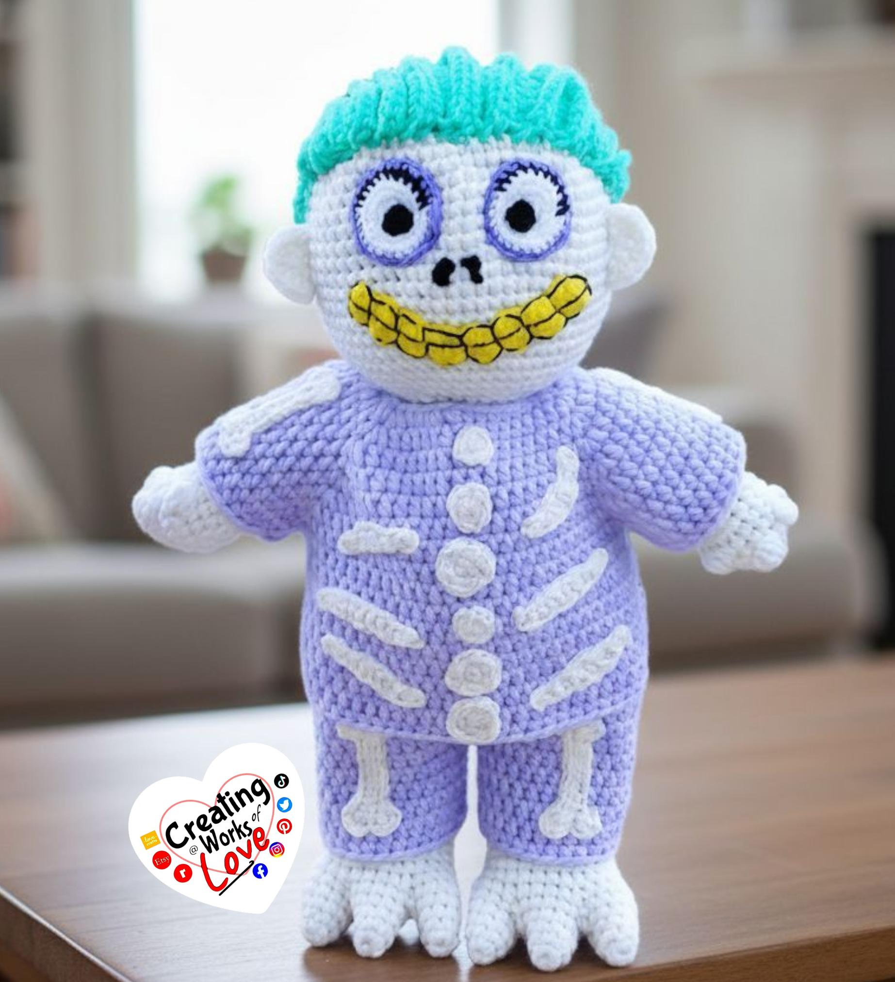 Skellington Boy Doll