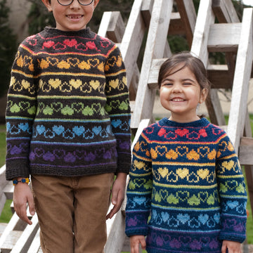 Rainbow Heart Sweater