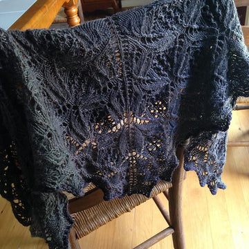 Lotus Flower shawl