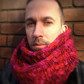 Snakes and Ladders Moebius Cowl