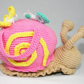 Snail - Doorstop, Stuffed Toy - Amigurumi