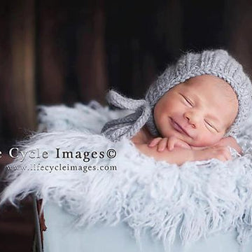 #10 Newborn knitted pixie hat