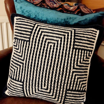 Stars & Stripes Mosaic Cushion Pillow Cover