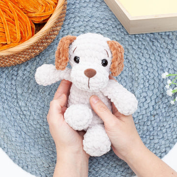 Crochet Dog Pattern, puppy plushie