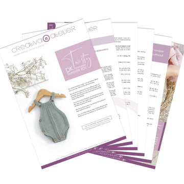 Newborn - TWISTY DK Knitted Romper