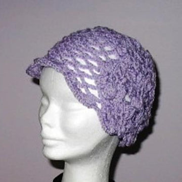 Violet Flower Hat