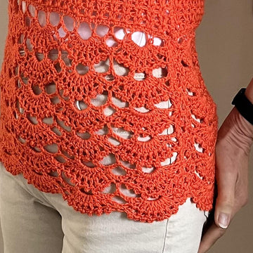 Picot Bello Summer Top.PATTERN.English USA & Dutch