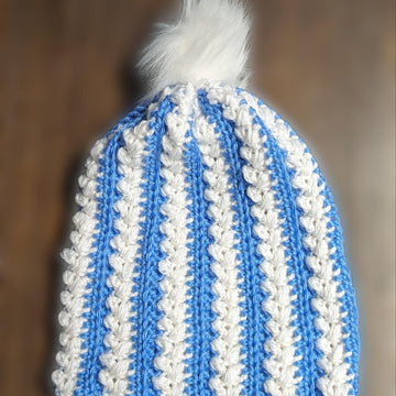 Puffy Stripes Beanie