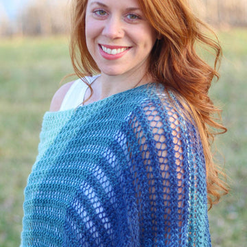 Easy Breezy Knit Poncho