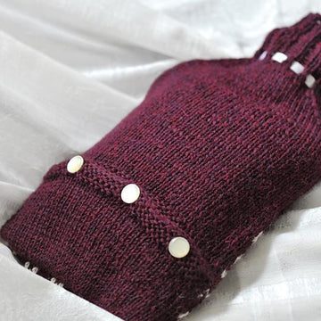 Fair Isle hot water bottle cozy