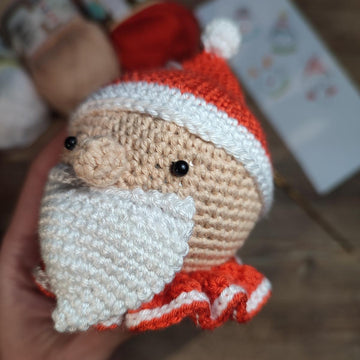 Santa Claus Crochet Bauble Pattern