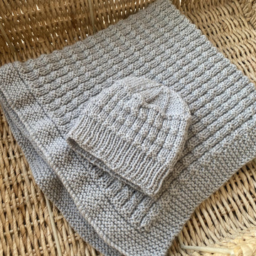 Window Blanket and Baby Hat